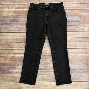 Madewell Mid Rise Perfect Vintage Jeans Clean Black Wash madewell NH629